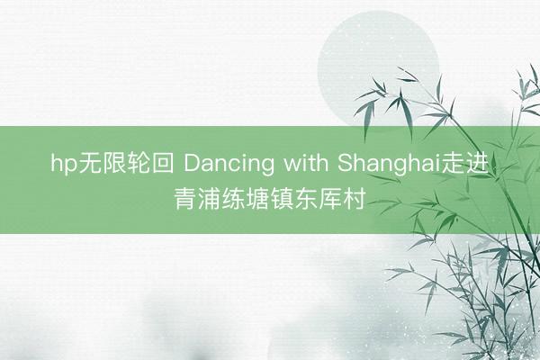 hp无限轮回 Dancing with Shanghai走进青浦练塘镇东厍村